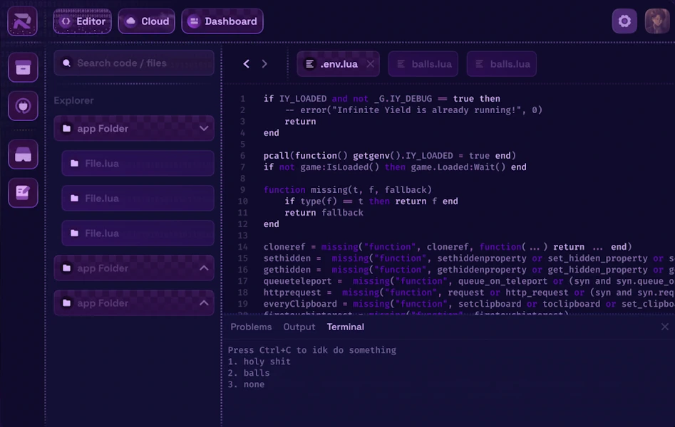 Ronix windows interface